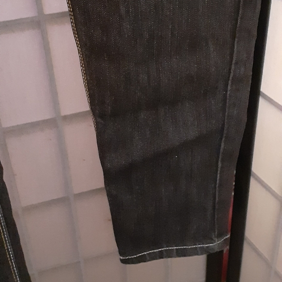 COOGI Jeans with Boho Ethnic Embroidered Pockets - Australian Brand size 14 - Picture 7 of 14